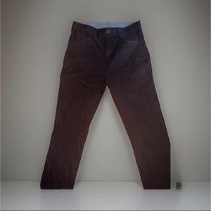 Mountain Hardwear Men's 34 Black Nylon Stretch Straight Casual Pants Zip Pockets